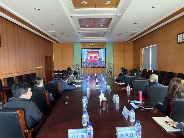 省建科院干部職工積極收聽(tīng)收看黨的二十大開幕盛況(圖2)